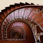 L'escalier pour les combles