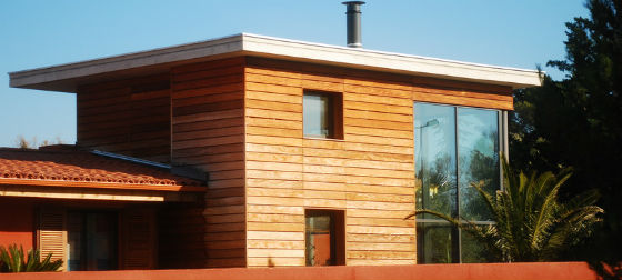 Extension maison en bois