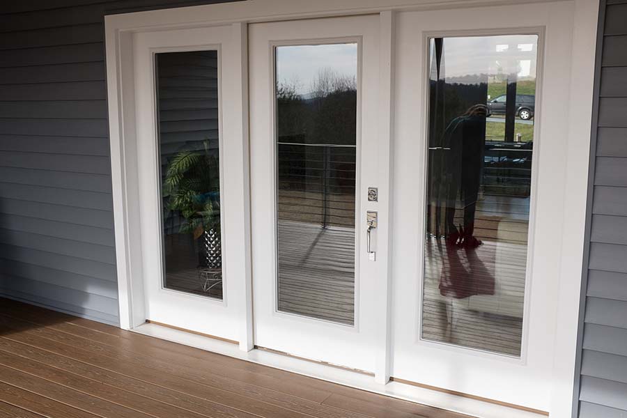 porte d’entrée en bois