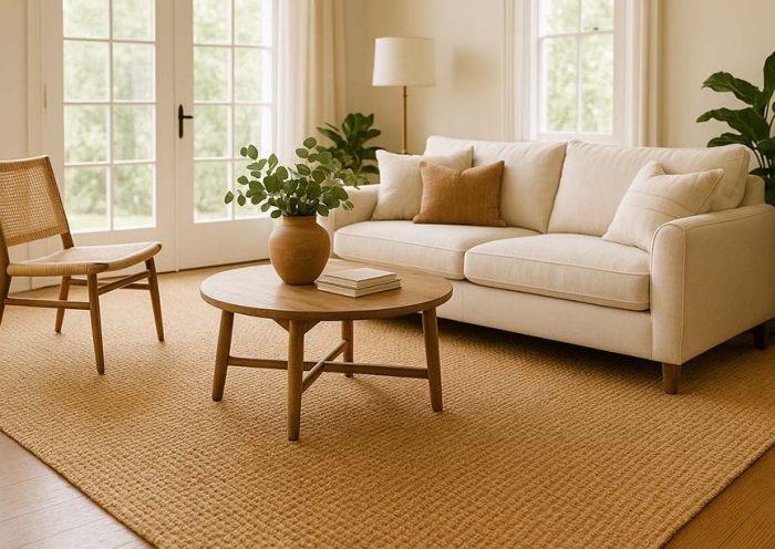 Revêtement de sol en fibre végétale