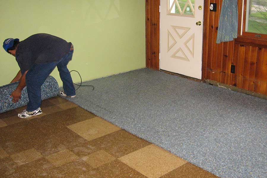 Revêtement de sol en lino