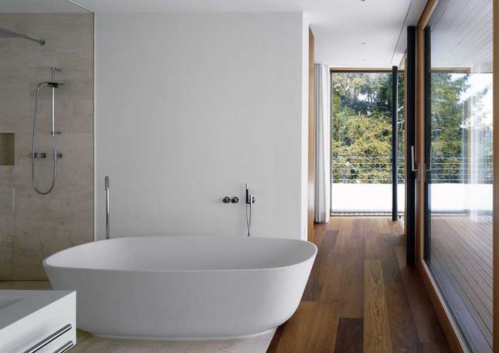 salle de bain rétro