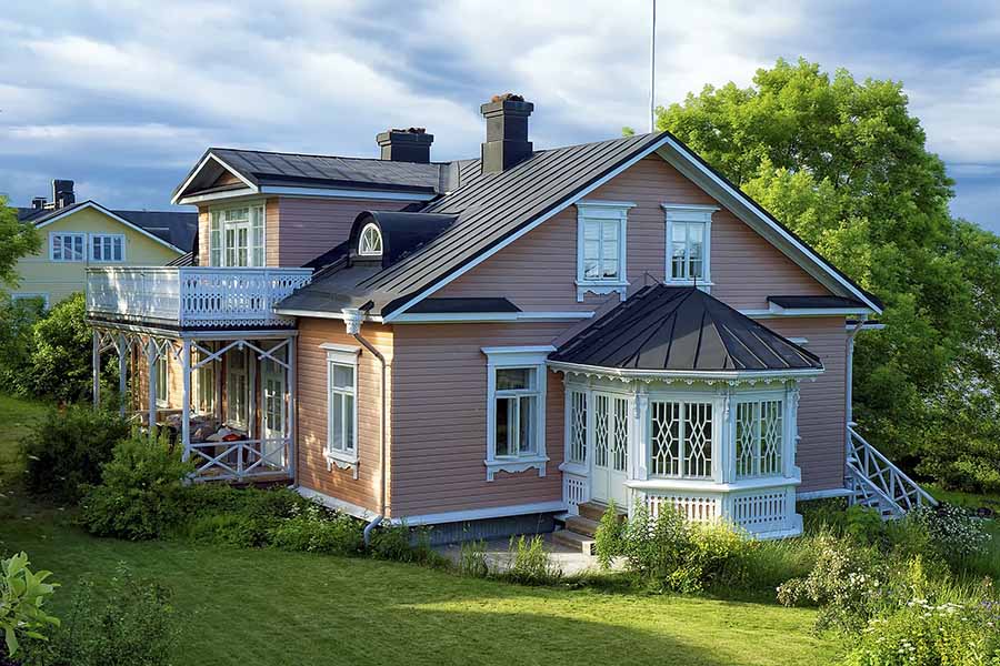 Construction d'une maison en bois