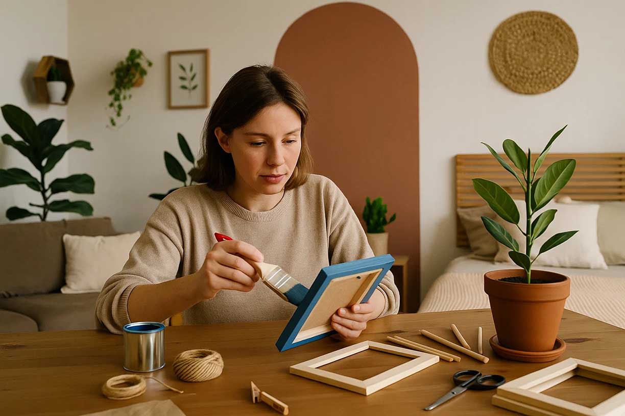 mur de cadres ou de photos personnalisé