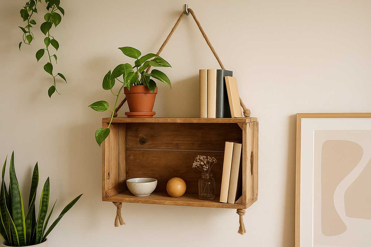 étagère murale originale