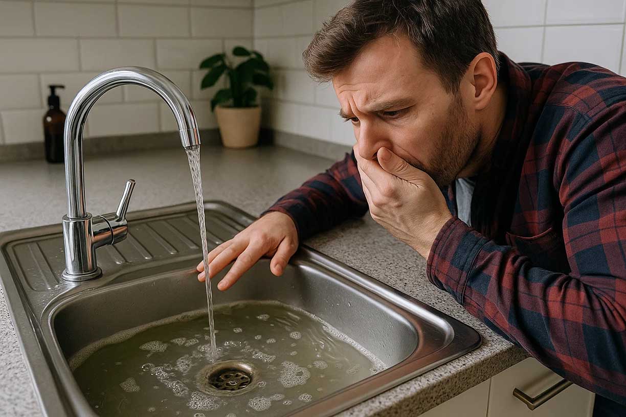 apprendre à détecter les premiers signes d’un engorgement. Une canalisation bouchée