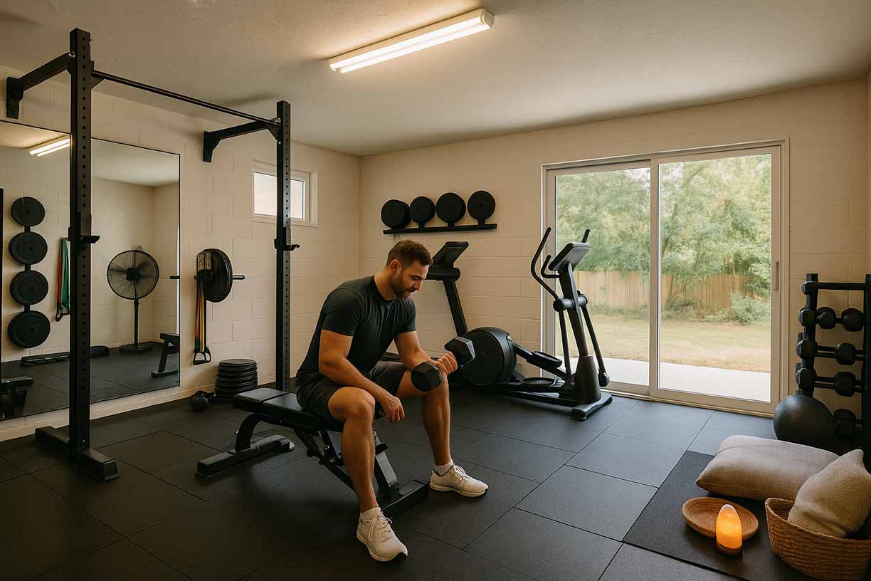 Concevoir une salle de sport dans votre garage
